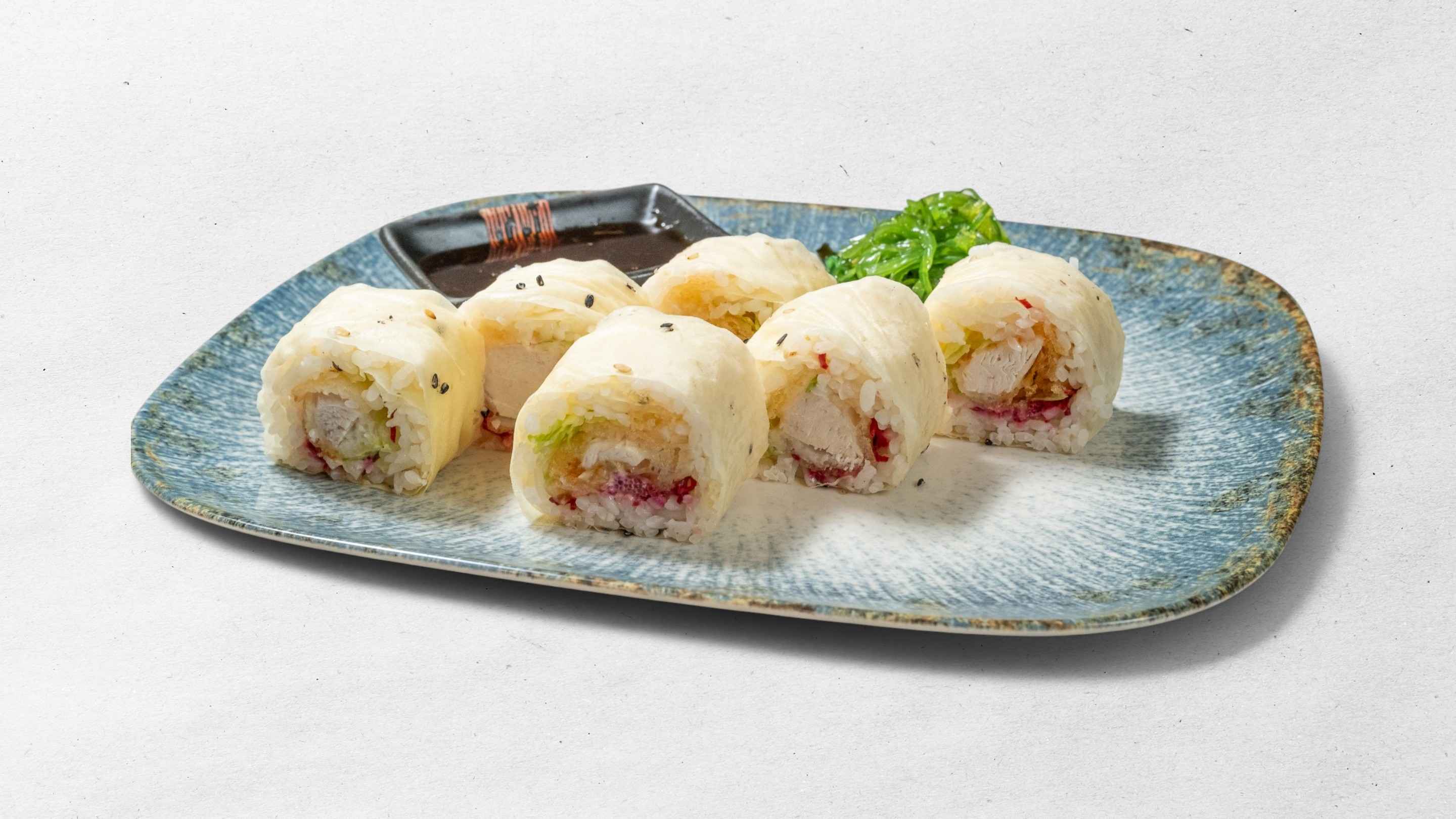 Chicken teriyaki roll